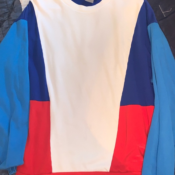 ASOS DESIGN Oversized ColorBlock Sweatshirt - M - Picture 6 of 7